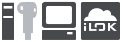 iLok USB (2,3), or Host Computer, or iLok Cloud